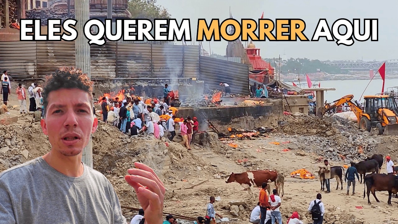 É CHOCANTE TUDO QUE VI NESSA CIDADE NA ÍNDIA (E eu já vi MUITA coisa) RIO GANGES, VARANASI