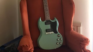 Video thumbnail for Gibson SG Special Inverness Green & Fender ‘68 Custom Deluxe Reverb by 6String Lounge