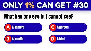 Can You Solve These 30 Riddles (Easy to EXTREME)