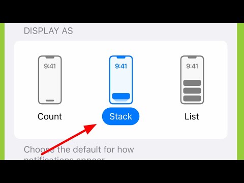 iPhone | Notification Count ,Stack ,List Settings 14 Pro
