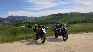 preview picture of video 'BMW F800GS Gelantipy Road just after Buchan Victoria towards Jindabyne'