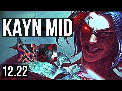 KAYN vs SYLAS (MID) | 11/0/8, 1.9M mastery, 1200+ games, Legendary | EUW Master | 12.22