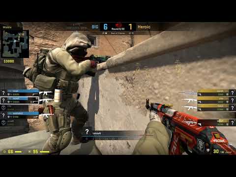 CS:GO PRO.POV BIG tabseN vs Heroic (de_dust2) (28Kills)