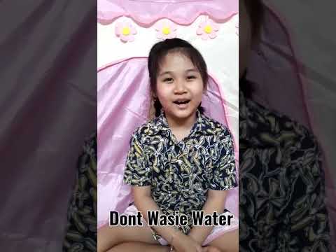 DON'T WASTE WATER,