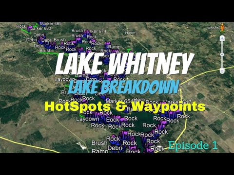 Want to find Bass on Lake Whitney?  Check this Video out!!! Hot Spots & Waypoints!