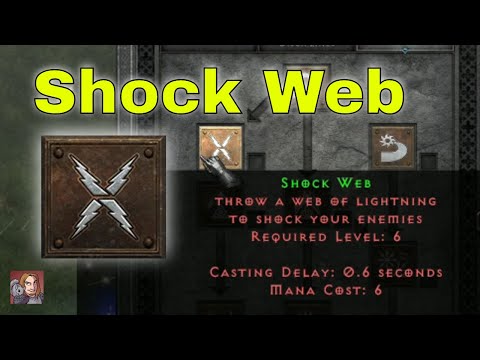 D2R Skills & Abilities - Shock Web, Trap Tree (Assassin)