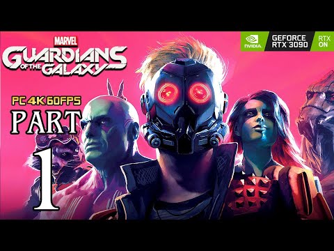 GUARDIANS OF THE GALAXY Walkthrough PART 1 (PC Ray Tracing) No Commentary @ 4K 60ᶠᵖˢ ✔