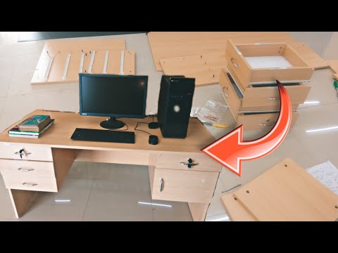 Godrej brown and white cignus executive table, for corporate...