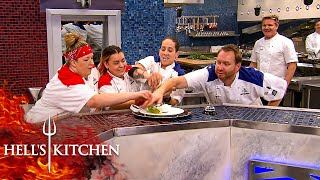 Chefs Fight Over Ingredients & Black Jackets | Hell's Kitchen