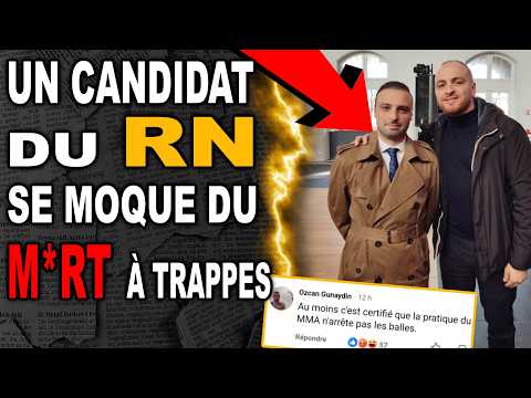 Un candidat du RN se moque de la victime de TRAPPES, MÉLENCHON dit ses 4 vérités a BFMTV