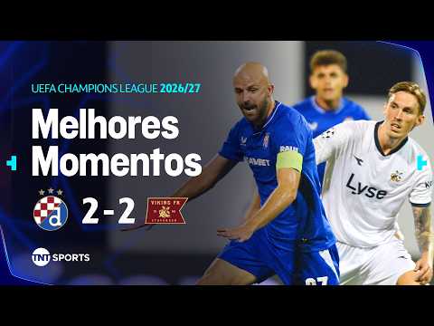 GOLAÇO DE TRIVELA, FALHA BIZARRA E MAIS! DINAMO ZAGREB 2X2 VIKING – CHAMPIONS LEAGUE