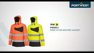 PW261 Zimná bunda PW2 Hi-Vis Portwest