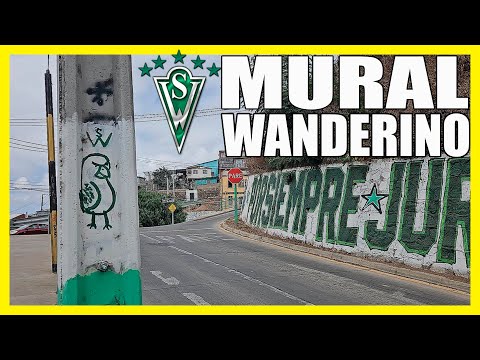 Santiago Wanderers  en los cerros de Valparaiso Murales