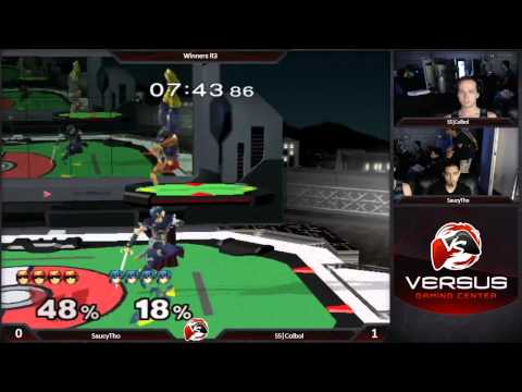 VS EVO 2015 Sponsorship - Winners R3 - SS|Colbol (Marth) vs. SaucyTho (C. Falcon) - Melee