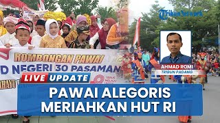 HUT RI di Pasaman Barat Meriah, Ribuan Pelajar Ikuti Pawai Alegoris