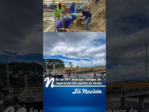En un 90% avanzan trabajos de recuperación del puente de Ureña #frontera #venezuela #Tachira