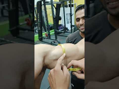 Guess The Biceps Size 💪 #shorts #bodybuilding #workout #powerlifting  #gym