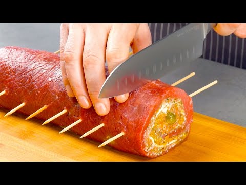 Fire Up The Grill & Try This German Delicacy: Grilled Beef Roulade Skewers