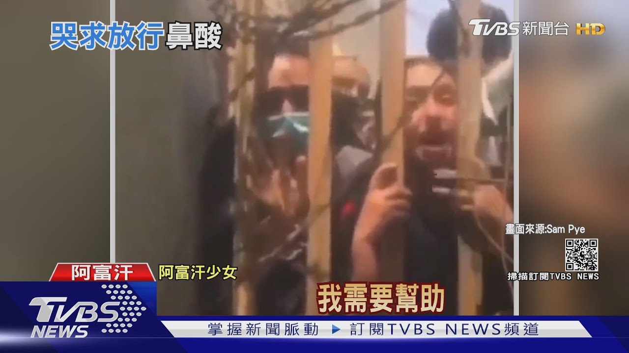 隔圍籬吶喊「救救我!」 阿富汗少女哭求美軍放行
