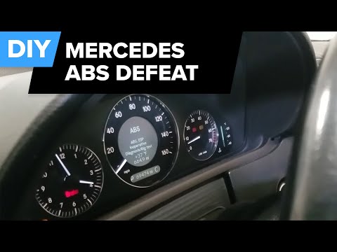How to Fully Disable ABS/ESP in a Mercedes - (C Series, CLK550)