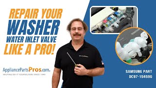 How To: Samsung Washer Water Inlet Valve DC97-15459G