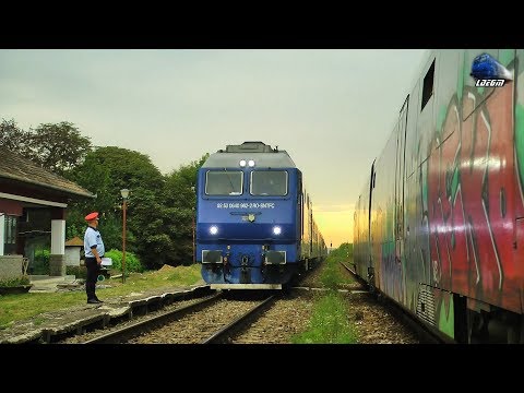 Jimmy 64-0962-2 & IR1742 Satu Mare-București Nord in Gara Telechiu Station - 18 July 2019