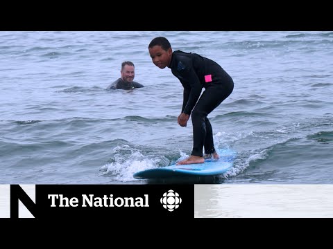 Teaching Kids How To Surf in Nova Scotia