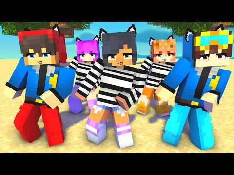 simple dimple nico and cash prison aphmau girlfriends crew - minecraft animation #shorts