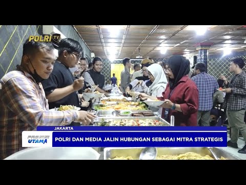 POLRI GELAR MAKAN SIANG BERSAMA AWAK MEDIA