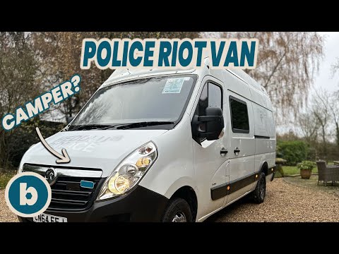Former Police Riot Van, Huge Van & Potential!!
