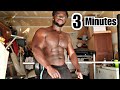 3 Minute Upper Abs Six Pack Workout at HOME