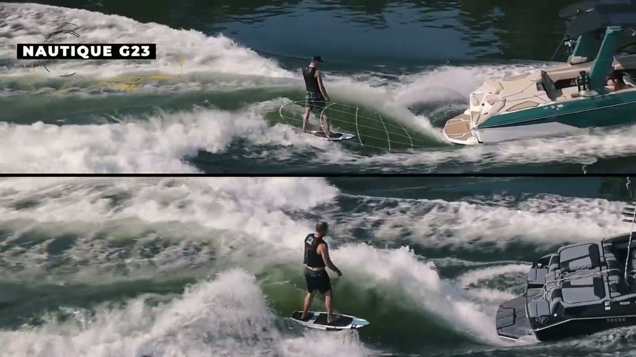 Malibu M230 vs. Nautique G23: Factory Presets. Flagship Results.