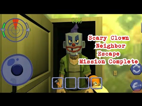 Scary Clown Man Neighbor Escape Mission Complete