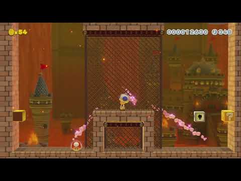 Zelda OoT: Fire Temple by Majora - Super Mario Maker 2 - No Commentary 1bu