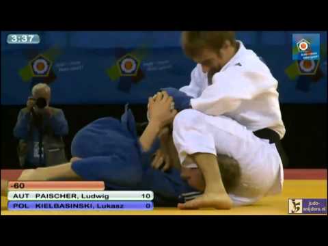 Judo 2013 European Open Men Glasgow: Paischer (AUT) - Kielbasinski (POL) [-60kg] final