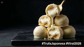 ???? Trufa Japonesa de Iogurte e Biscoito: Inspirada no Cheesecake Viral!???????? Doce Viral em Versão Trufa!