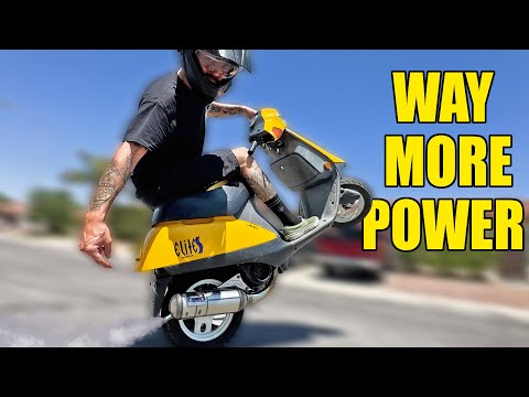 BEST way to make a 50cc SCOOTER FASTER!