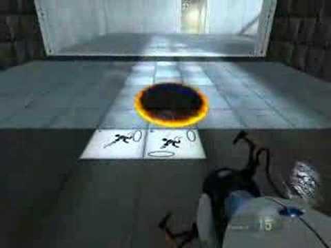 Portal - Chamber 15 - 2 Portal Jump