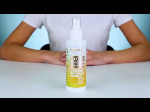 Миниатюра изображения товара Спрей для укладки волос Levrana Ecocert Спрей-фиксатор (150мл)