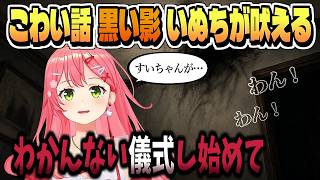 怖い話「黒い影」すいちゃんの びっくりするほどユートピア?【さくらみこ/星街すいせい/ホロライブ/切り抜き/clip】