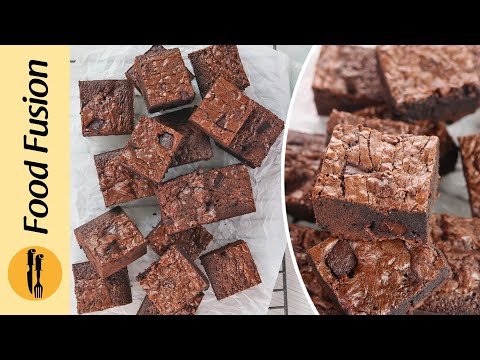 Ultimate Chocolate Brownie Recipe by Food Fusion
