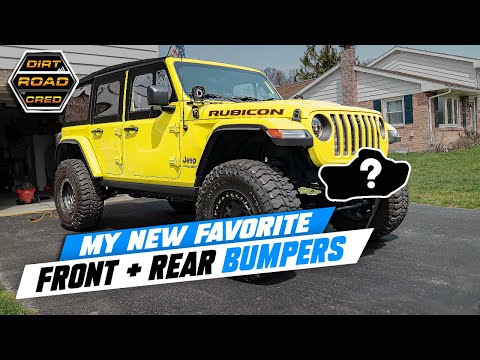 The BEST Front & Rear Bumpers for our Jeep Wrangler JL Extreme Recon