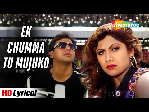 Ek Chumma Tu Mujhko (Lyrical) | Chhote Sarkar (1996) | Govinda | Udit Narayan | 90s Bollywood Hit