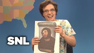 Weekend Update: Cecilia Gimenez on Ruining a Portrait of Jesus  - SNL