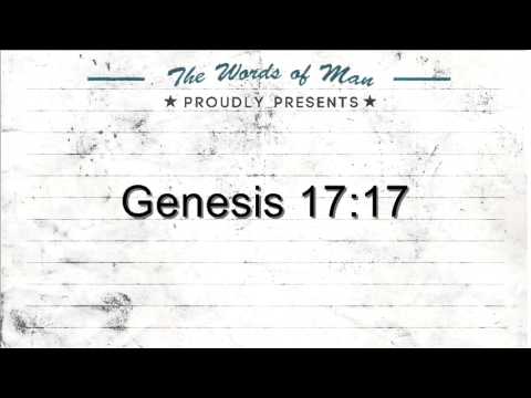 The Holy Bible: Genesis 17:17