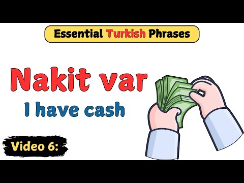 Turkish Video 6 - 50 Useful Turkish Phrases for Shopping and Dining @LanguageAnimated