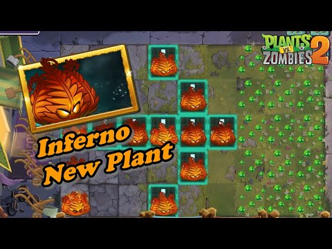 PVZ2 Inferno New Plant 8.9.1 | Plants vs Zombies 2 Arena Gameplay