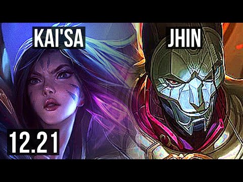 KAI'SA & Heimer vs JHIN & Ashe (ADC) | 10/0/7, Rank 7 Kai'Sa, Legendary | KR Challenger | 12.21