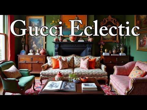 Inside Gucci-Inspired Interiors | Bold Colors, Patterns & Maximalist Luxury