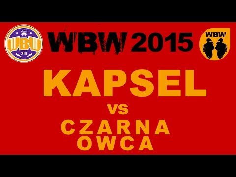 Czarna Owca 🆚 Kapsel 🎤 WBW 2015 Warszawa 2 (freestyle rap battle)